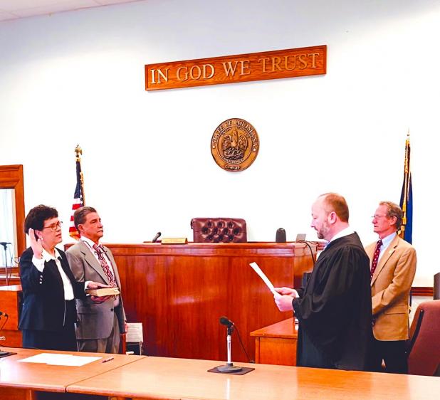 Douciere  sworn in as district attorney